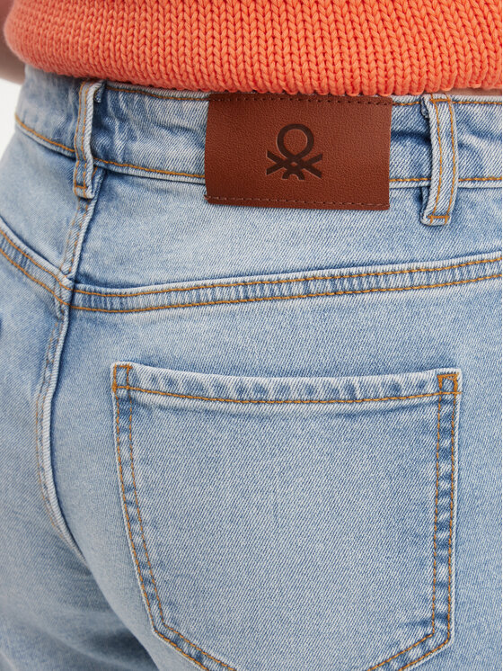 United Colors Of Benetton United Colors Of Benetton Τζιν 41TBDE00J Μπλε Straight Leg