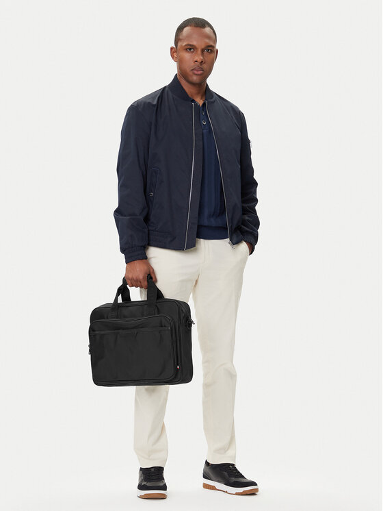 Tommy Hilfiger Tommy Hilfiger Nešiojamo kompiuterio krepšys Th Repreve Computer Bag AM0AM13466 Juoda
