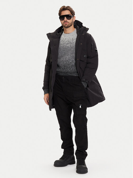 C.P. Company C.P. Company Зимове пальто 19CMOW195A110419A 999 Чорний Regular Fit