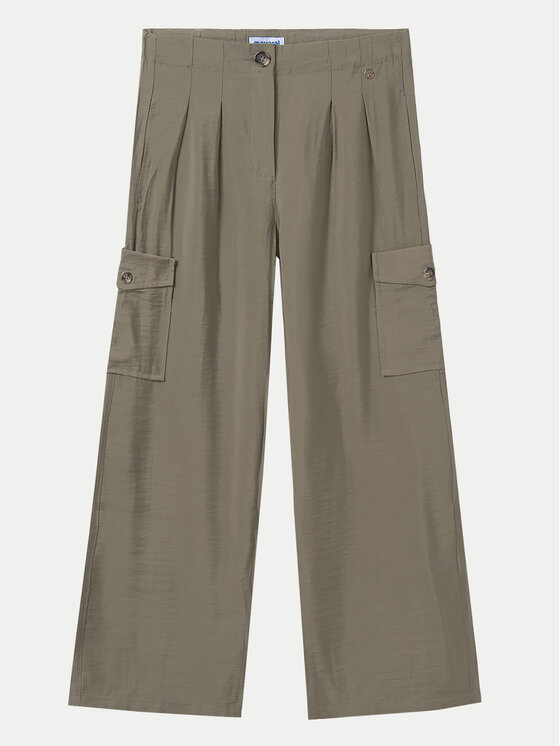 Mayoral Spodnie materiałowe 6536 Zielony Relaxed Fit