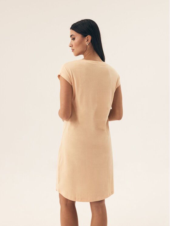 Henderson Henderson Koszula nocna 42683 Pomarańczowy Regular Fit