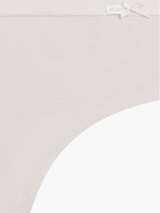 Atlantic Atlantic Figi brazylijskie z wysokim stanem flat elastic Beżowy
