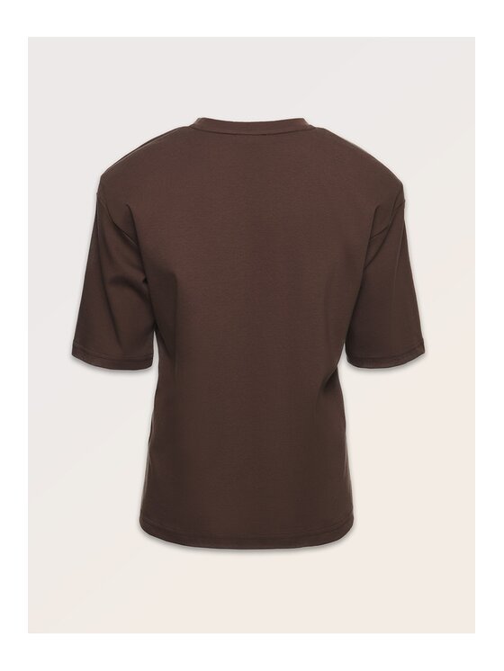 La Mania La Mania T-shirt TILLIE Marrone Classic Fit