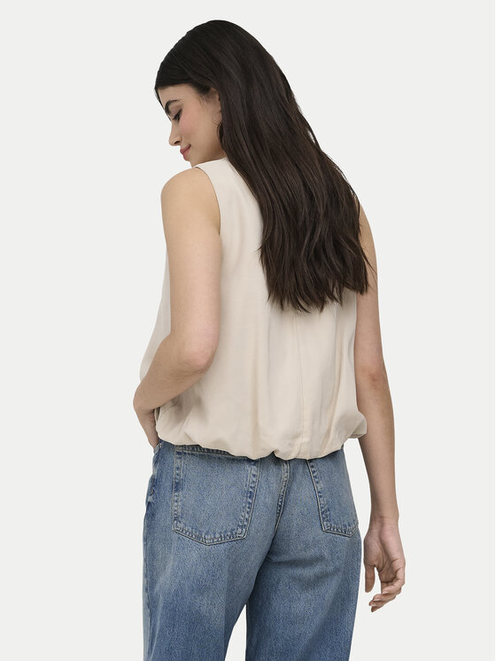 ONLY ONLY топ Aris 15364287 Бежов Loose Fit
