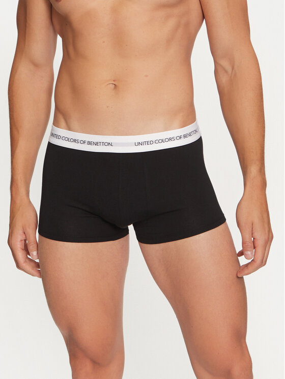 United Colors Of Benetton United Colors Of Benetton Set od 3 para bokserica 3OP82X00Y Crna