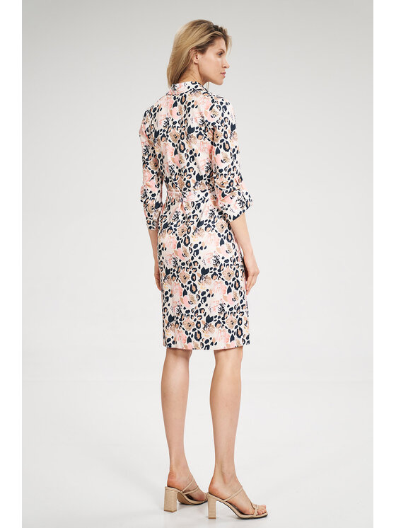 FIGL FIGL Sukienka M701 Kolorowy Regular Fit