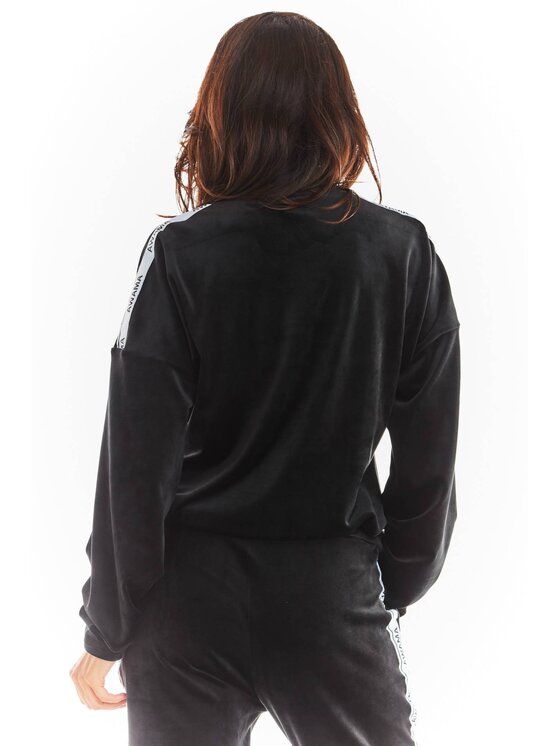 Awama Awama Bluza A374 Czarny Basic Fit