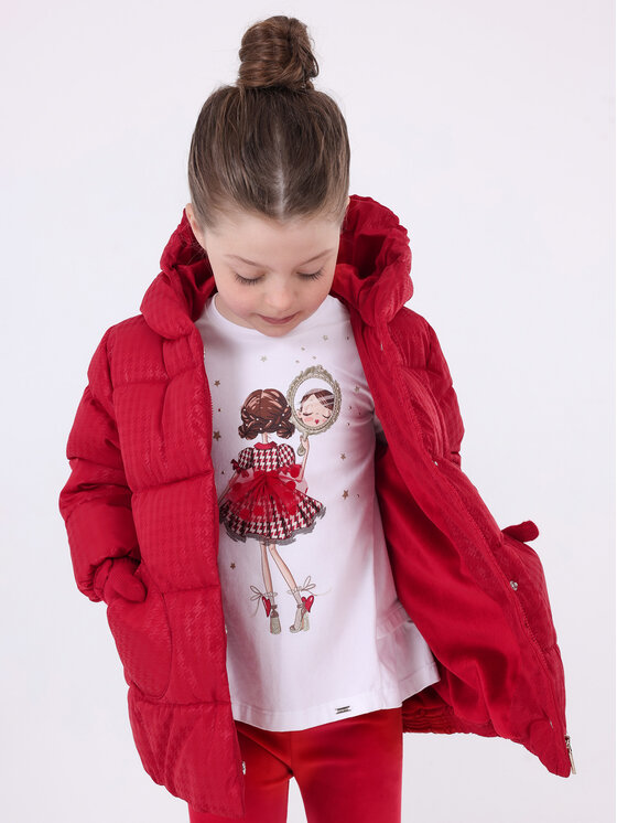 Mayoral Mayoral Зимно яке 4.412 Червен Regular Fit