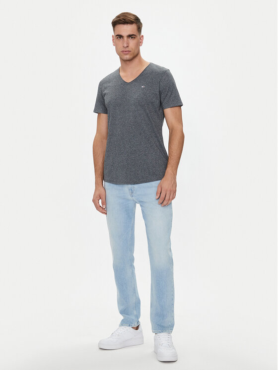 Tommy Jeans Tommy Jeans Тишърт Jaspe DM0DM09587 Сив Slim Fit