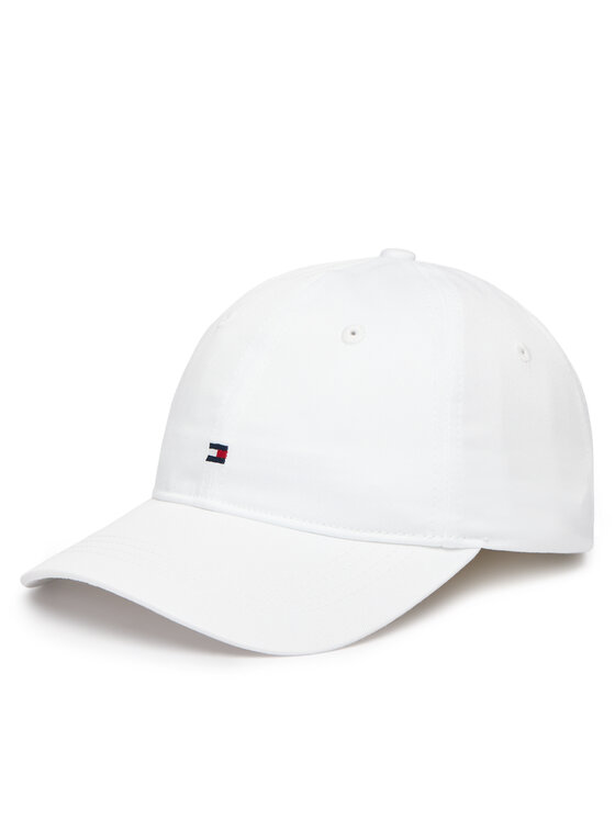 Tommy Hilfiger Tommy Hilfiger Šilterica Th Flag Soft 6 Panel Cap AW0AW17781 Bijela