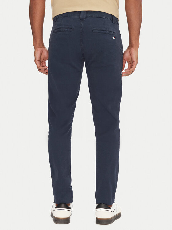 Tommy Jeans Tommy Jeans Chino nohavice Tjm Scanton DM0DM09595 Tmavomodrá Slim Fit