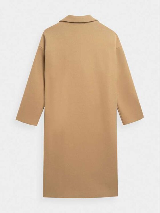 Outhorn Outhorn Prechodný kabát OTHAW22TCOUF003-82S Hnedá Loose Fit