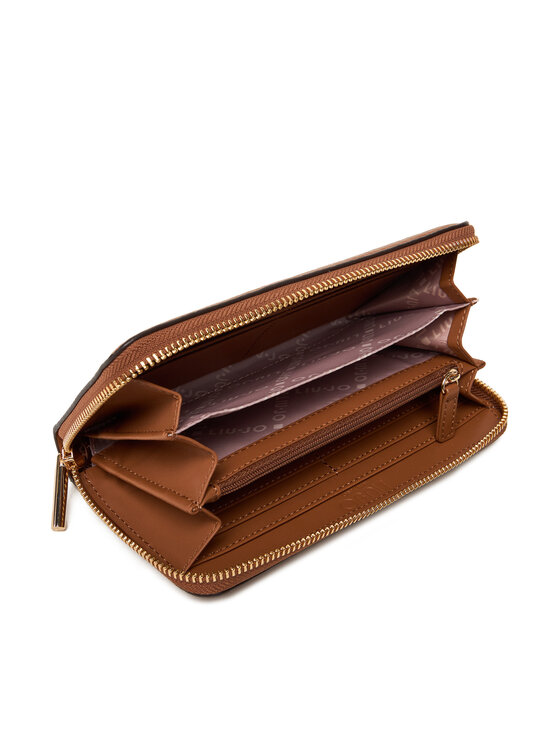 Liu Jo Liu Jo Velika ženska denarnica Ecs Xl Zip Around AF5170 E0027 Rjava