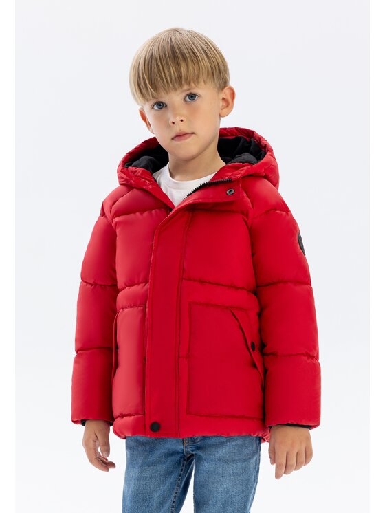 MINOTI MINOTI Kurtka zimowa 19coat1 Czerwony Regular Fit