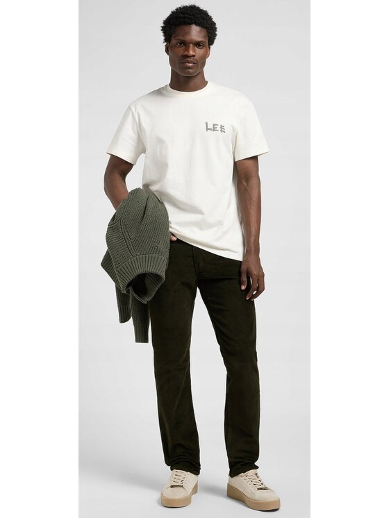 Lee Lee Spodnie materiałowe Slim Fit XM Extreme Motion MVP Zielony Slim Fit