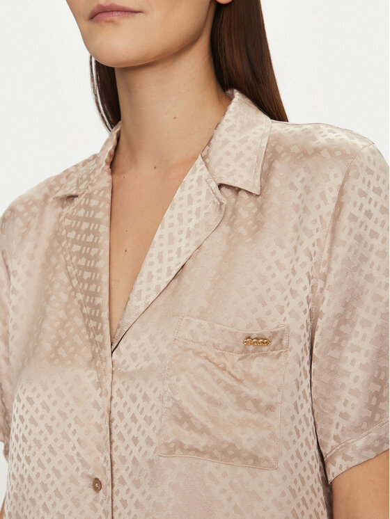 BOSS BOSS Pijama 50535750 Bej Regular Fit