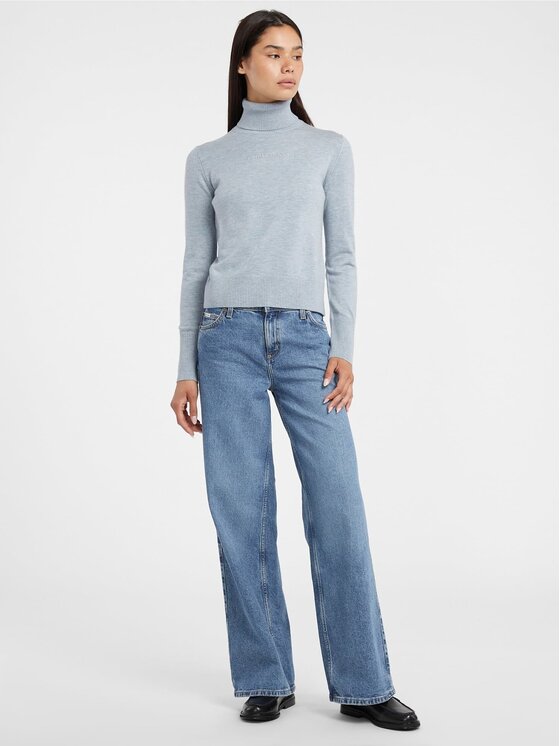 Guess Jeans Guess Jeans Светр 178873 Голубий Classic Fit