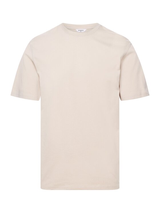 Henderson Henderson T-Shirt 43026 Beżowy Regular Fit