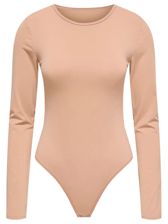 ONLY ONLY Body Frida 15343926 Beige Slim Fit