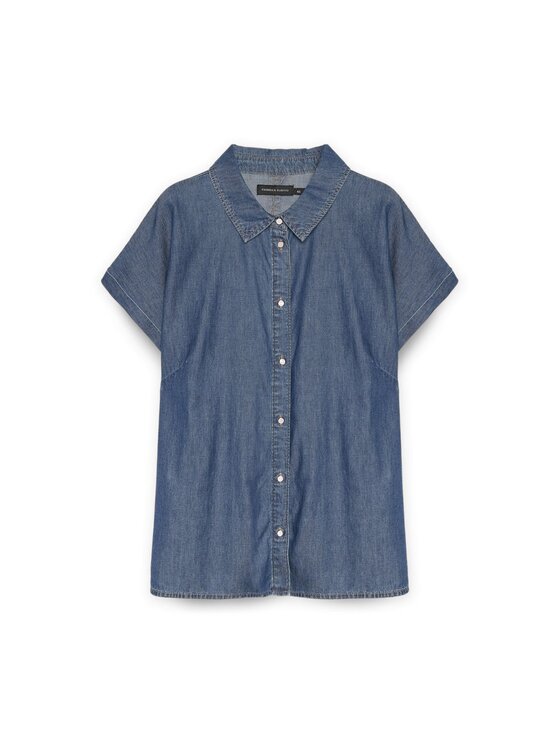 Fiorella Rubino Fiorella Rubino Camicia 5470T001279N024 Blu Boxy Fit