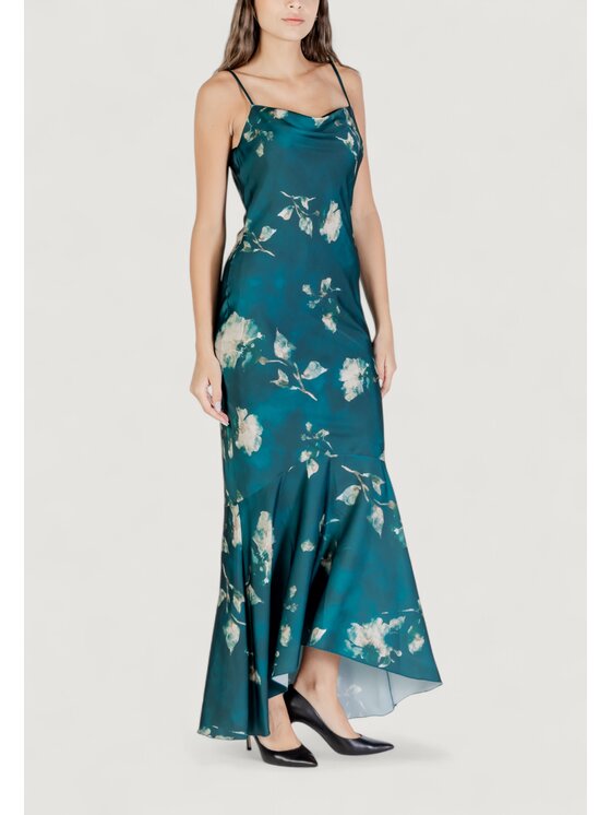 Rinascimento Rinascimento Φόρεμα καθημερινό CFC0125298003 Πράσινο Egg Fit