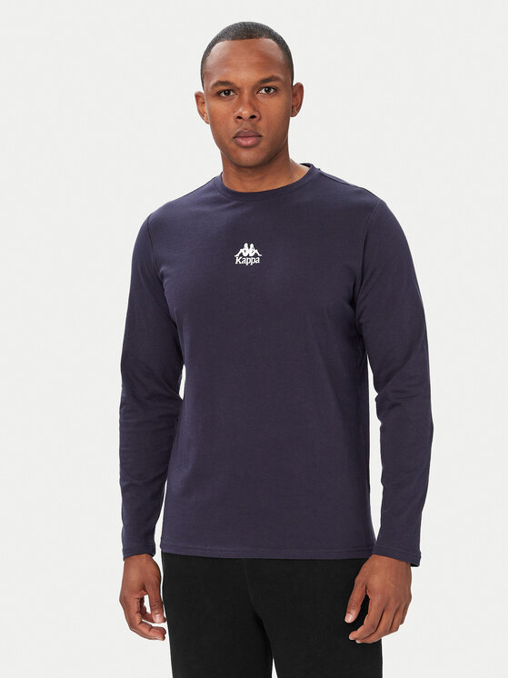 Kappa Kappa Longsleeve 382J2RW Granatowy Regular Fit