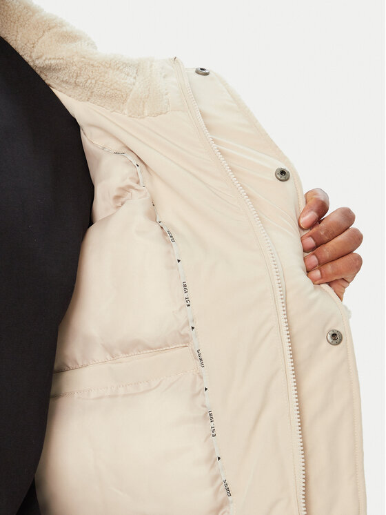 Guess Guess Зимова куртка M6BL66 W4479 Кремовий Regular Fit