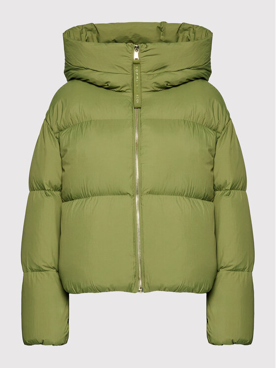 Tommy Hilfiger Tommy Hilfiger Пухено яке WW0WW35084 Зелен Relaxed Fit