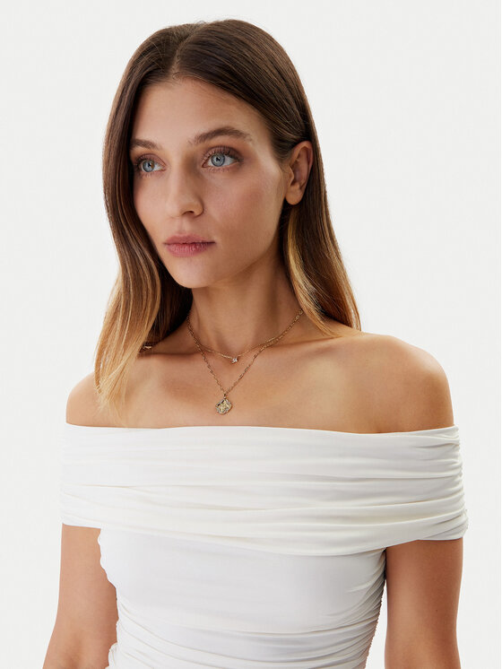 Guess Guess Kaklo papuošalas JUBN05 507JW Auksinė
