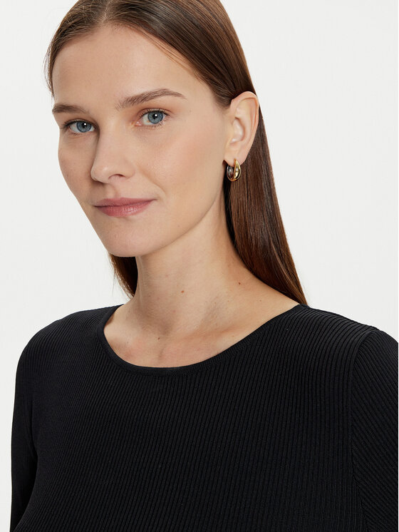 Morgan Morgan Pletena obleka 242-RMSIKA Črna Slim Fit