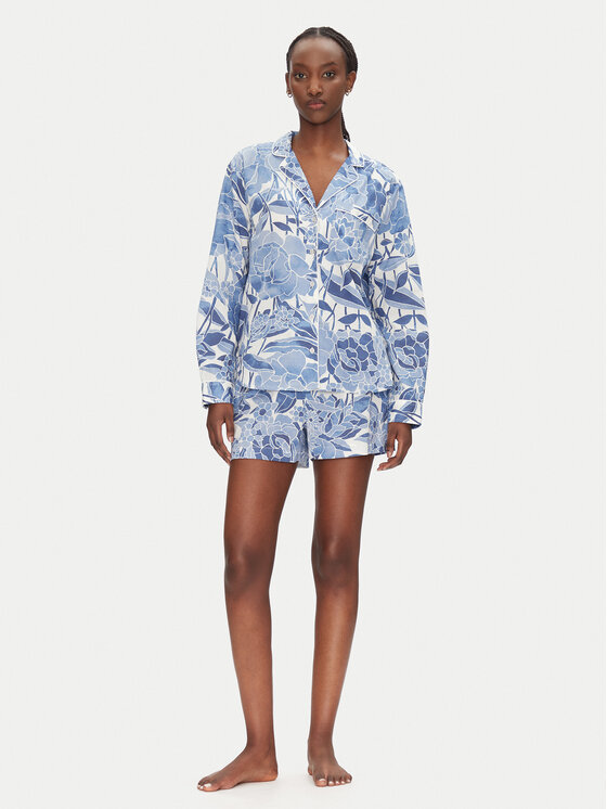 Gap Gap Pantaloni scurți pijama 531510-14 Albastru Relaxed Fit
