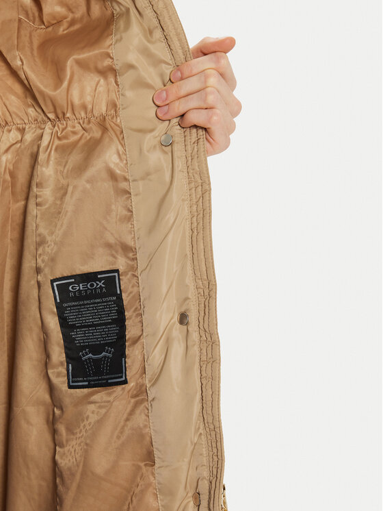 Geox Geox Daunenjacke Bettanie W4626H T3122 F5233 Beige Regular Fit