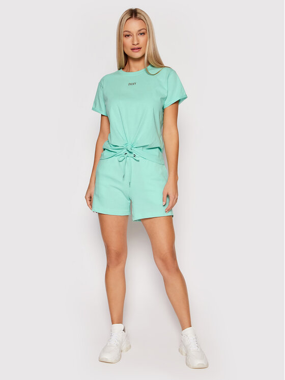 T-shirt DP1T8521 Verde Regular Fit