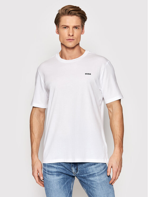 HUGO Hugo Póló Dero222 50466158 Fehér Regular Fit