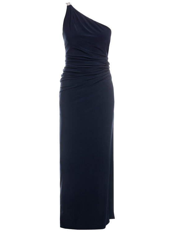 LAUREN RALPH LAUREN Lauren Ralph Lauren Večerna obleka 253751483 Mornarsko modra Slim Fit