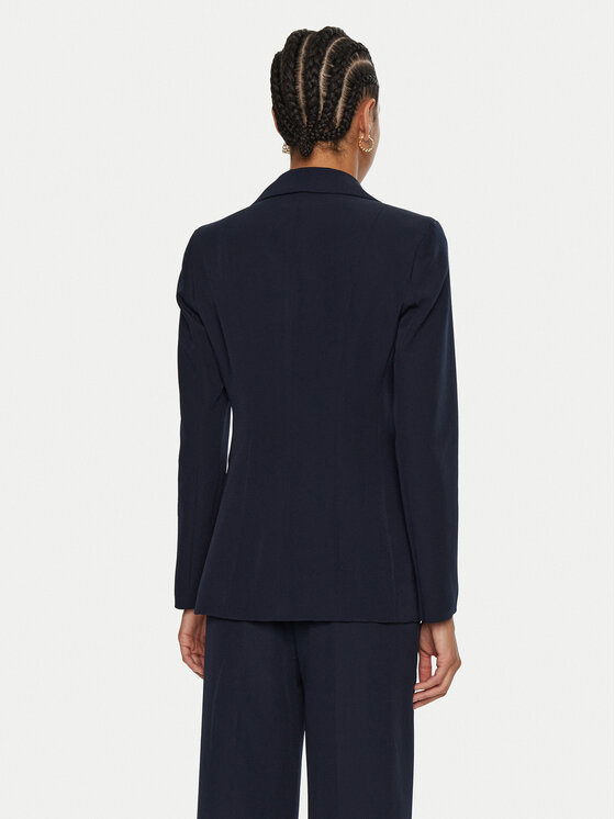 Maryley Maryley Marynarka 24IB139/43BL Granatowy Regular Fit