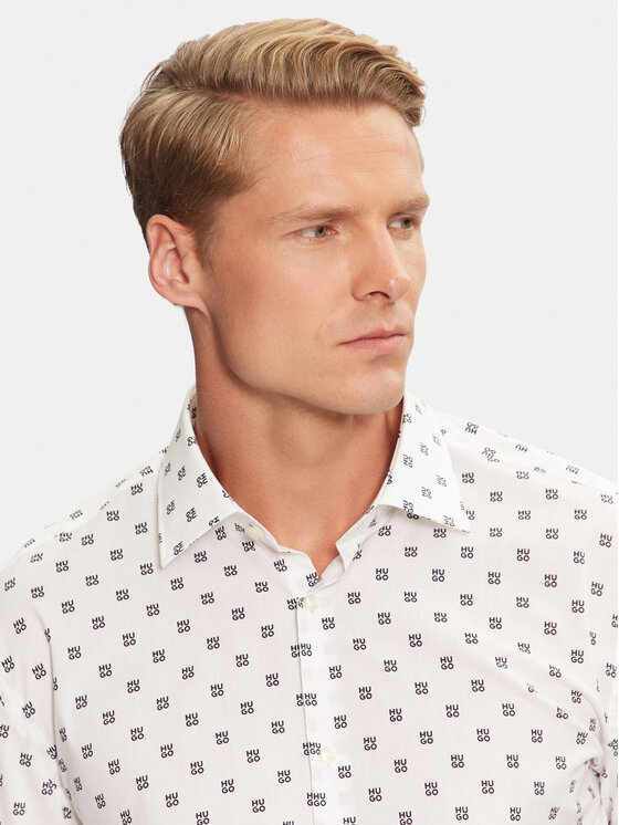 HUGO Hugo Cămașă Kenno 50527863 Alb Regular Fit