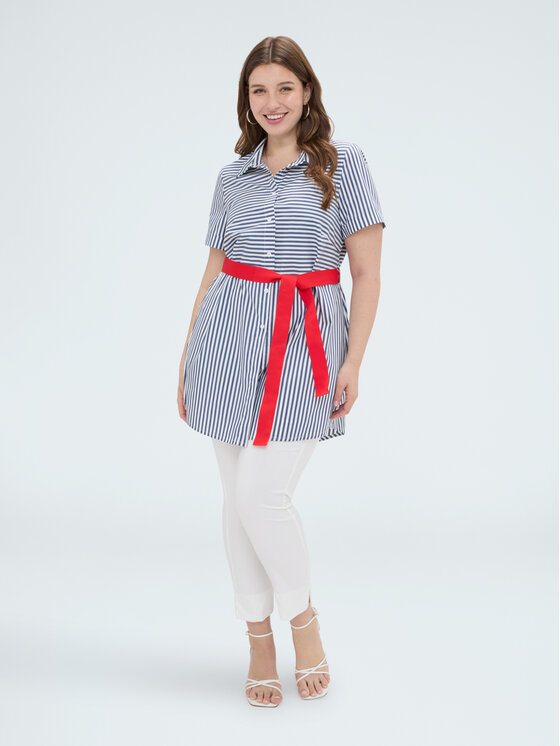 Fiorella Rubino Fiorella Rubino Koszula 5078T001577N0Z4 Niebieski Regular Fit