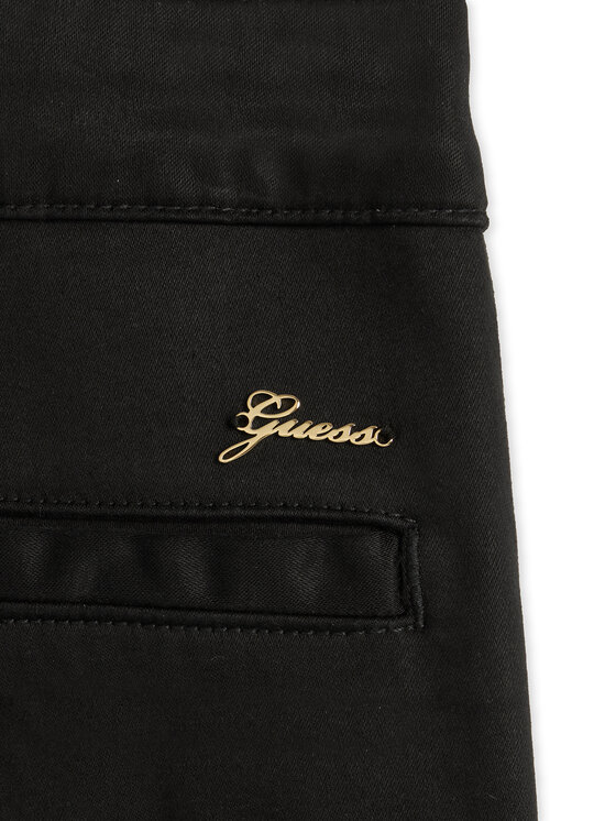 Guess Guess Bavlnené nohavice J6RB09 WF7H0 Čierna Bootcut Fit