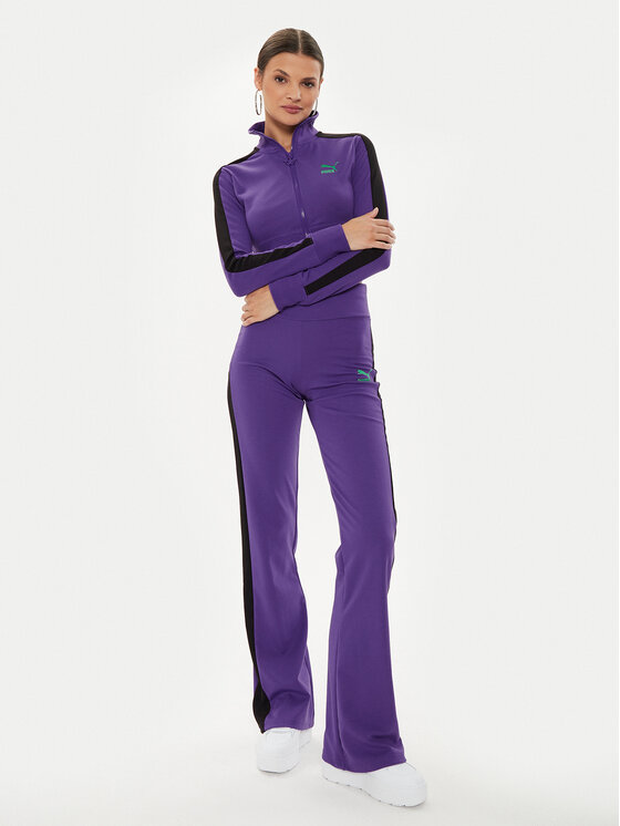 Puma Puma Spodnji del trenirke DUA LIPA 536629 Vijolična Slim Fit