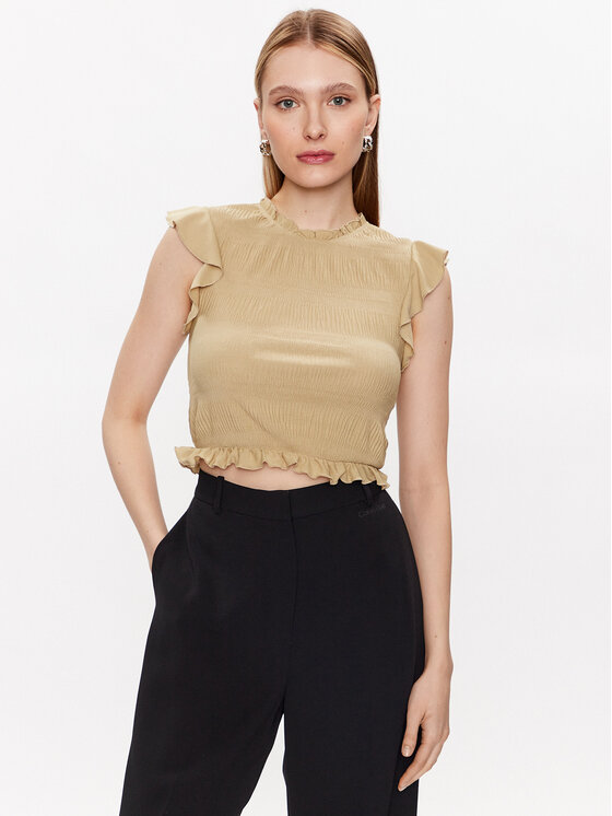 Edited Top EDT6951001 Bej Fitted Fit