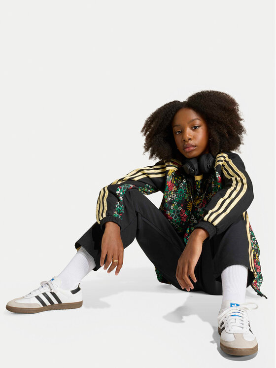 adidas adidas Світшот Liberty London KD5938 Чорний Regular Fit