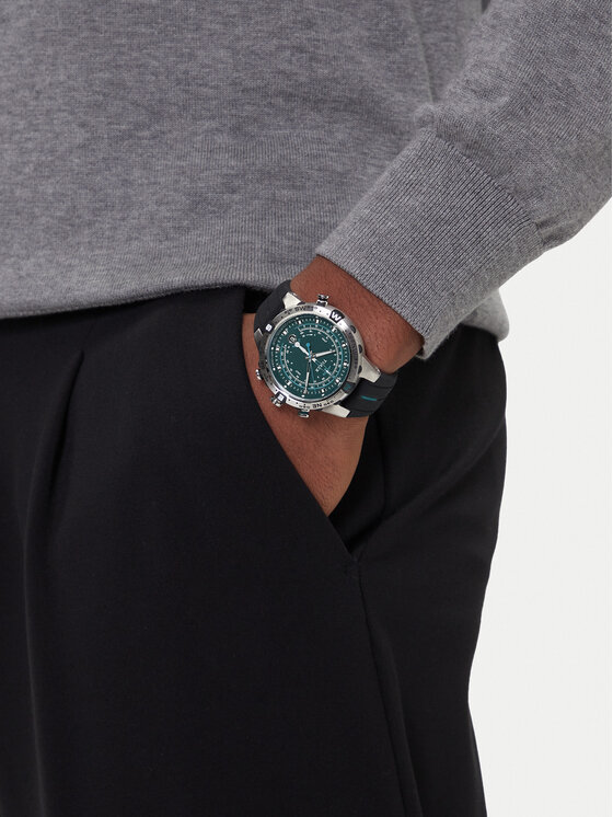 Timex Timex Ročna ura Expedition North Tide-Temp-Compass TW2W24200 Črna