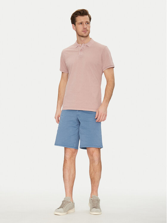 Blend Blend Polo 20717920 Różowy Regular Fit