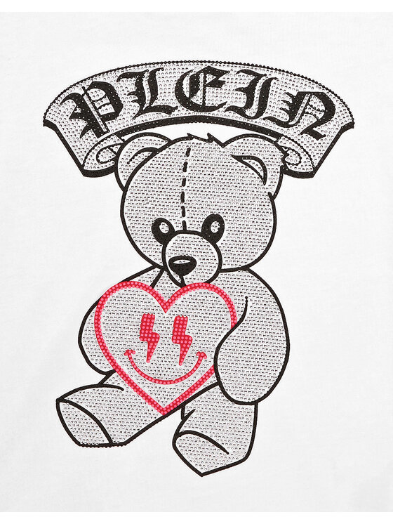 PHILIPP PLEIN PHILIPP PLEIN T-Shirt 20441 Biały Regular Fit