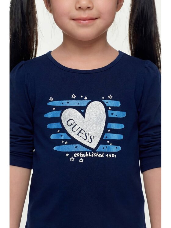 Guess Kids Guess Kids Tank top 180683 Niebieski Classic Fit