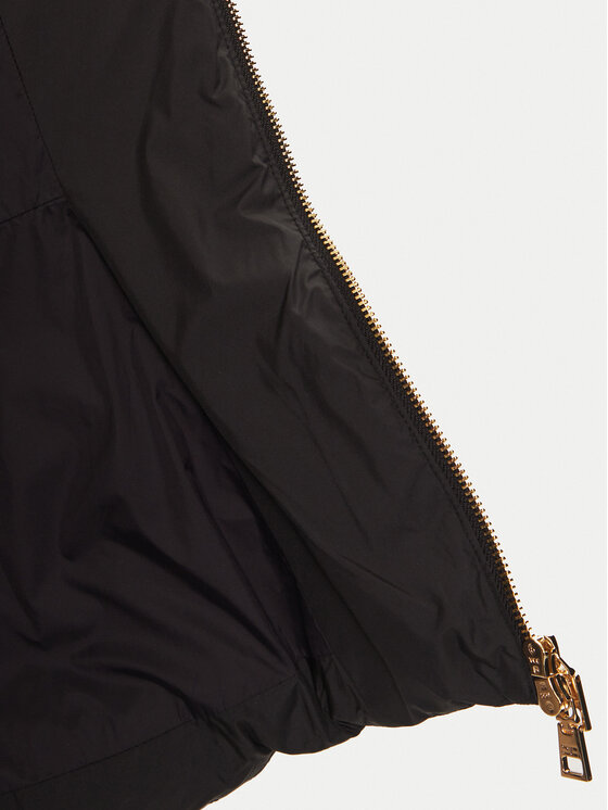 Elisabetta Franchi Elisabetta Franchi Vatovaná bunda PI-76D-46E2-X680 Čierna Regular Fit