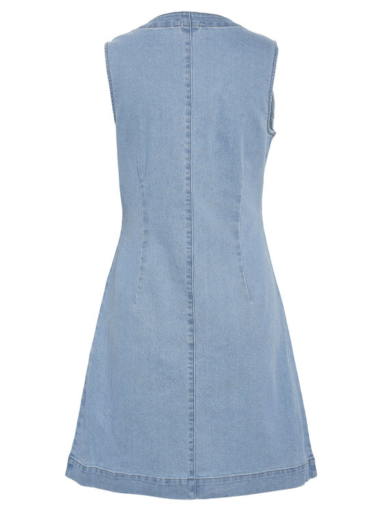 Noisy May Noisy May Džinsinė suknelė Rikka 27033695 Mėlyna Slim Fit