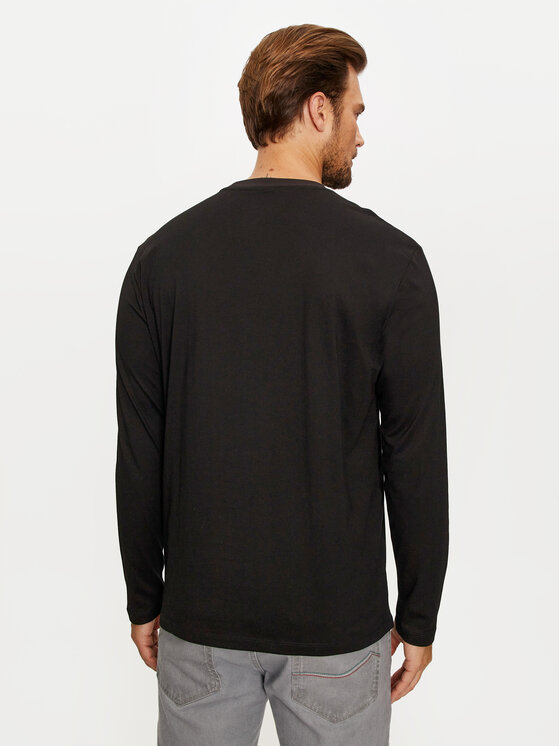Armani Exchange Armani Exchange Longsleeve XM000126 AF10358 UC001 Чорний Regular Fit