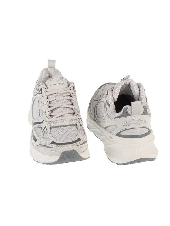 Skechers Skechers Sneakersy Edgeride - Silver Eclipse Szary jasny